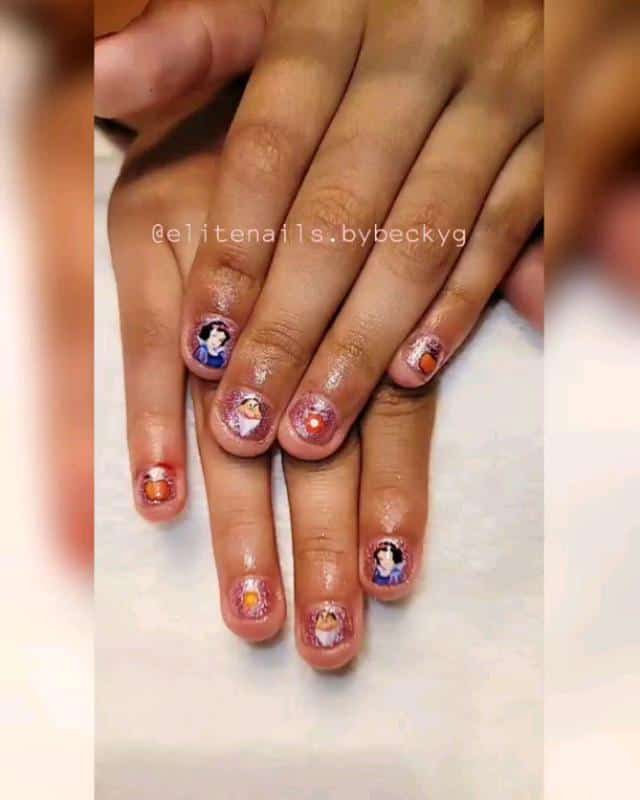 100+ Best Cute Nail Ideas for Kids (2023 Update) 70 Princess Nails for Kids 2