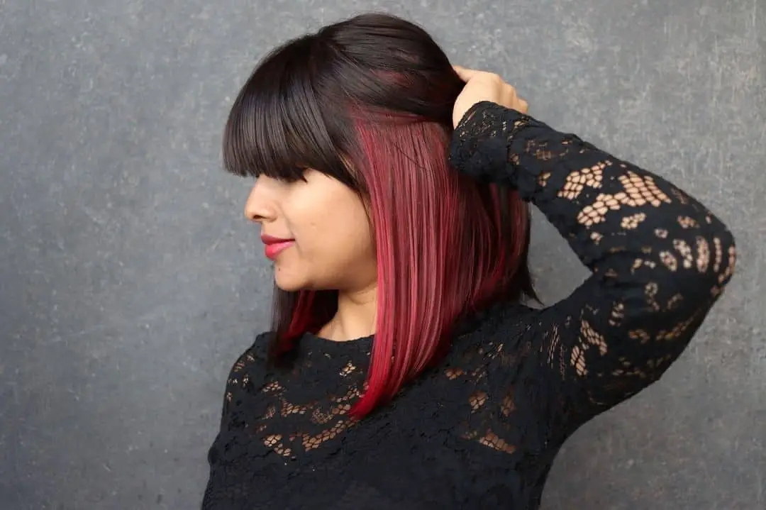 19 Best Black Hair with Red Highlights for EyeCatching Contrast