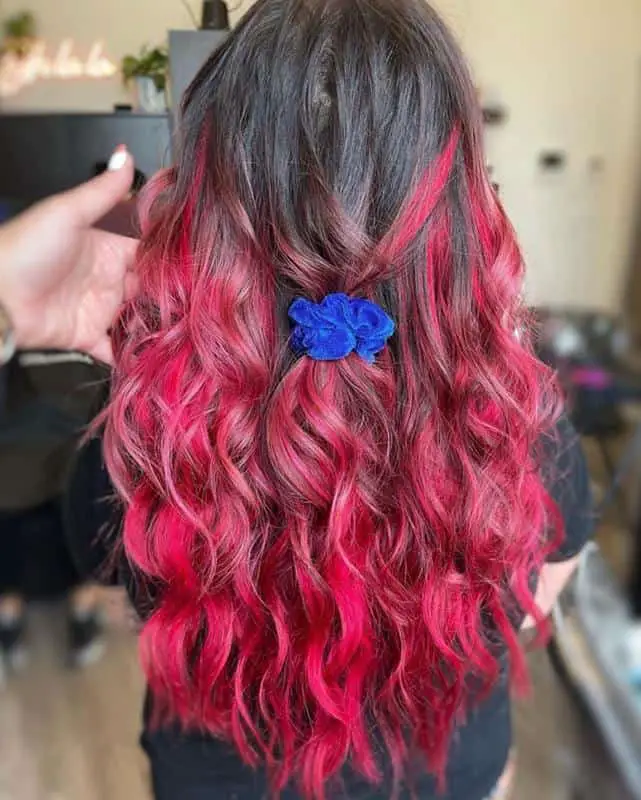 Red Highlights on Brown Hair: 40+ Most Trendy Ideas to Try Out 40 Red And Pink Curls