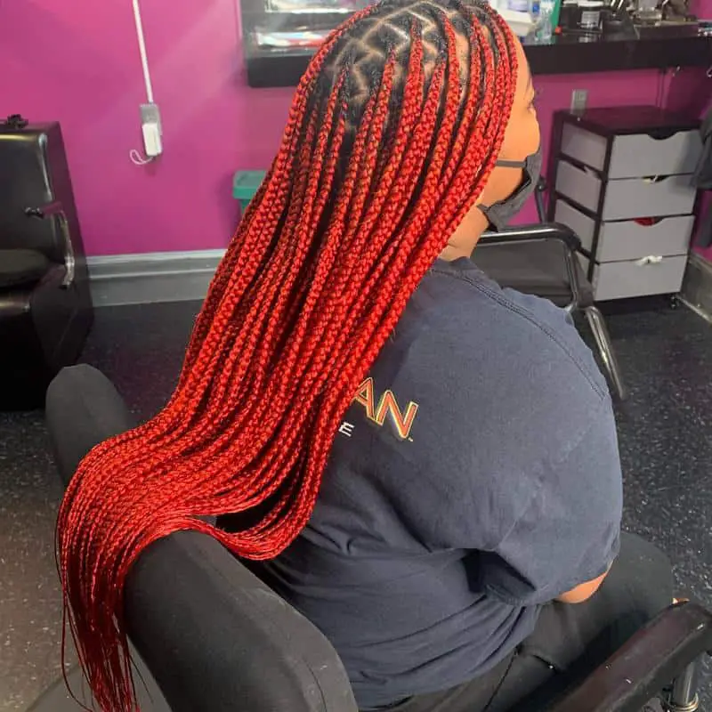 Red Highlights on Brown Hair: 40+ Most Trendy Ideas to Try Out 48 Red Braids 2