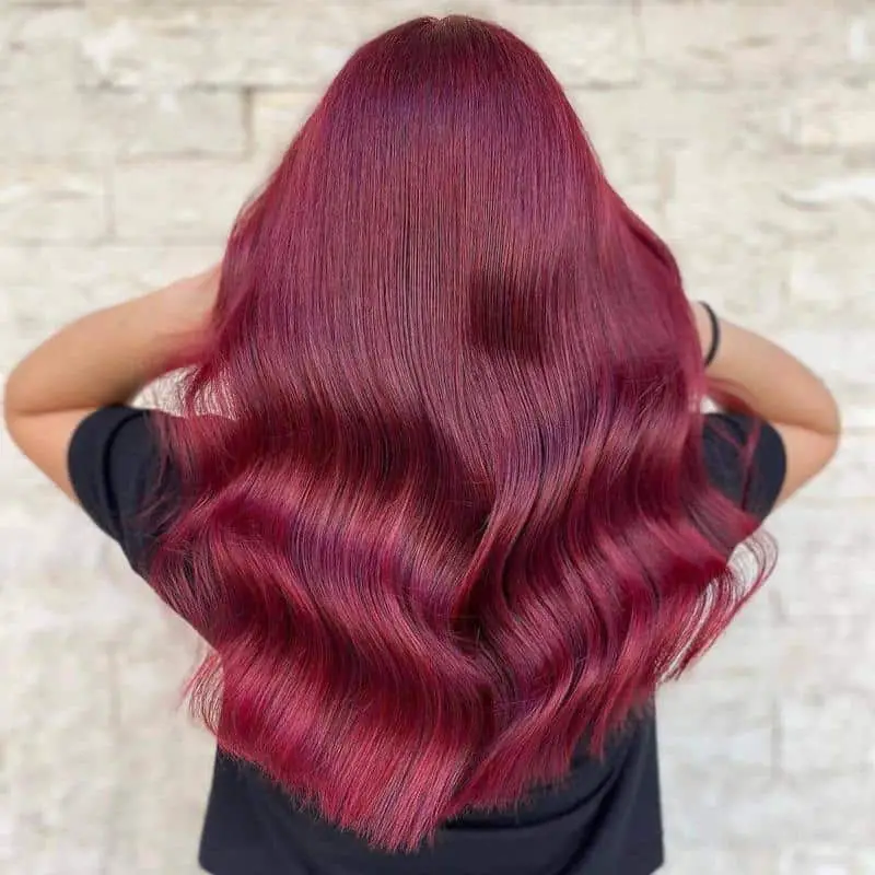 70+ Bold Dark Red Hair Styles: Latest Trends To Rock In 2022 56 Ruby-Red Hair 2