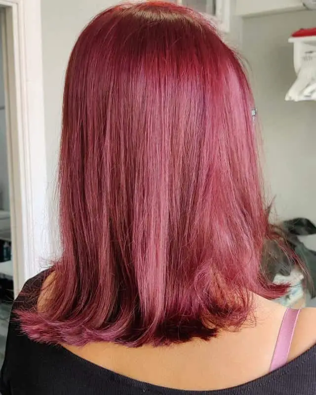 70+ Bold Dark Red Hair Styles: Latest Trends To Rock In 2022 57 Ruby-Red Hair 3