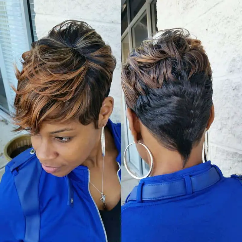 50+ Short Hairstyles For Black Women: 2022 Favorite Looks 48 Short Dramatic Edging 1