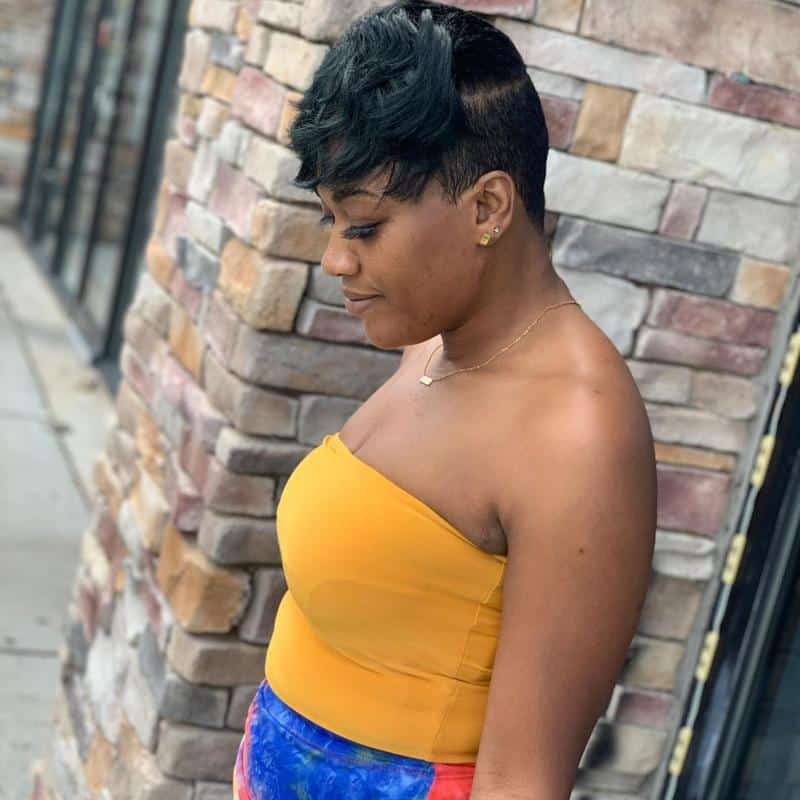 50+ Short Hairstyles For Black Women: 2022 Favorite Looks 49 Short Dramatic Edging 2