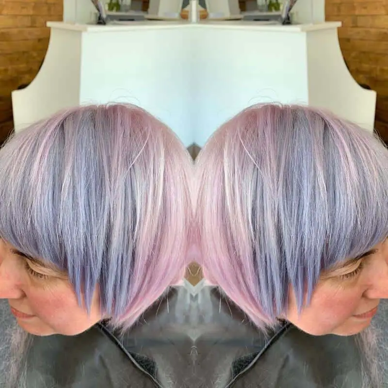 Short Cotton Candy Hairstyle