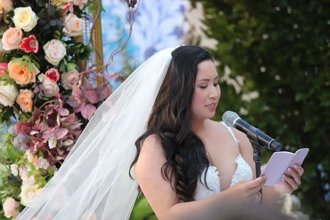 Side Swept Wedding Hairstyle With Veil