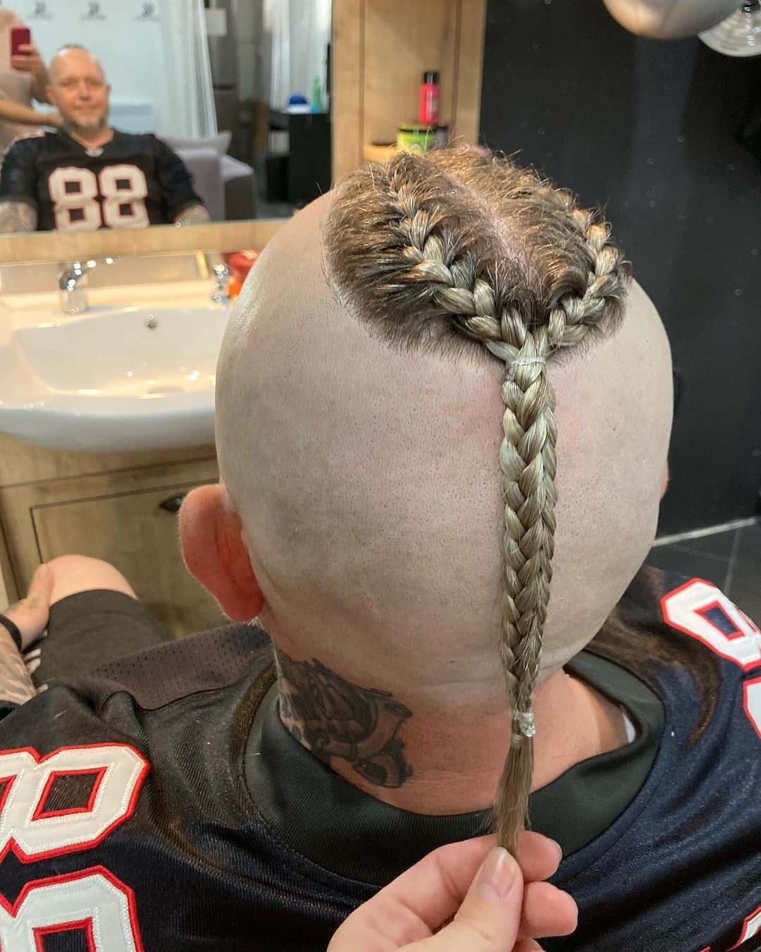 Simple Small Braid Viking Hairstyle