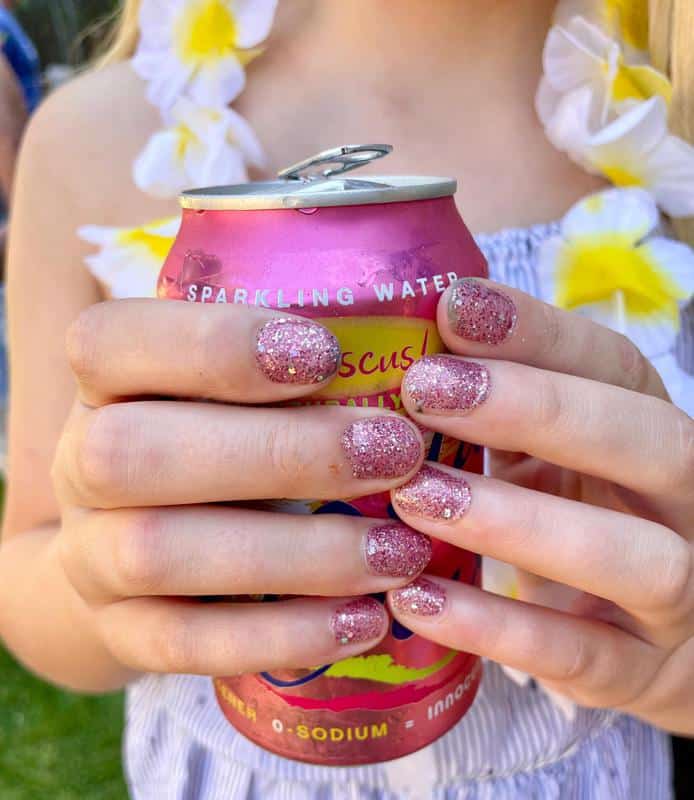100+ Best Cute Nail Ideas for Kids (2023 Update) 23 Sparkles Nails for Kids 2