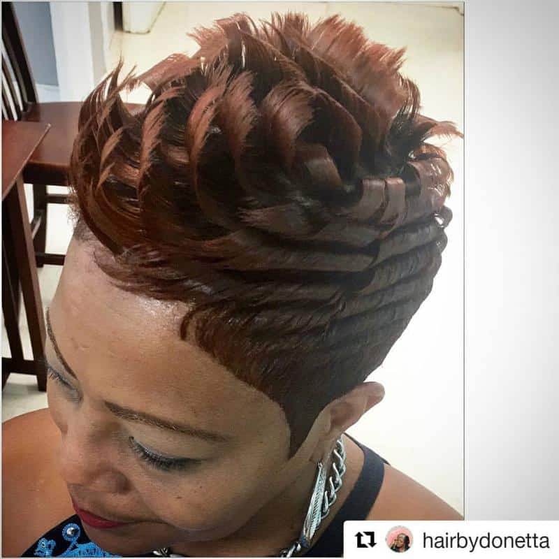 50+ Short Hairstyles For Black Women: 2022 Favorite Looks 56 Spiky Pixie For Black Women 2