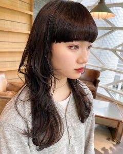 wolf cut curtain bangs wolf cut curtain bangs