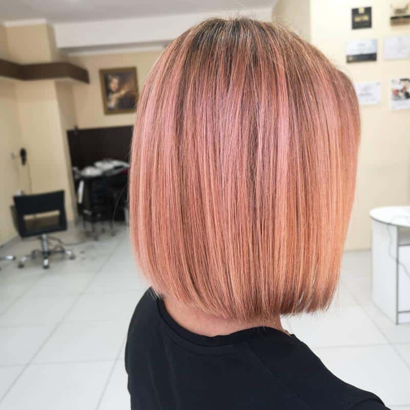 Red Highlights on Brown Hair: 40+ Most Trendy Ideas to Try Out 12 Strawberry Peach Highlights 1