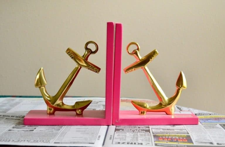 THRIFTED MAKEOVERS: SEA WEATHERED ANCHOR BOOKENDS