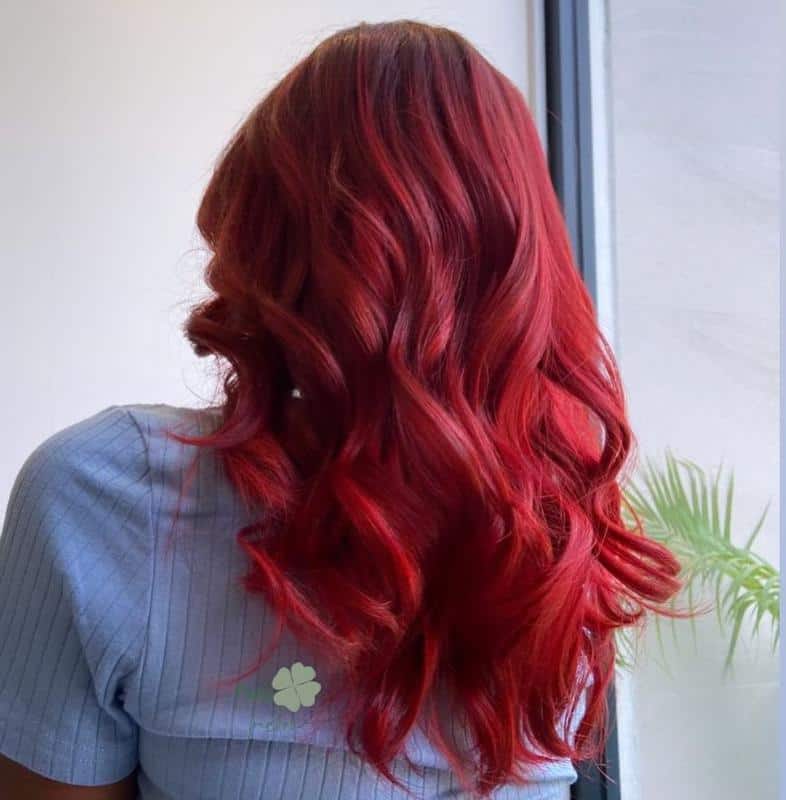 70+ Bold Dark Red Hair Styles: Latest Trends To Rock In 2022 6 The Hot Red 2