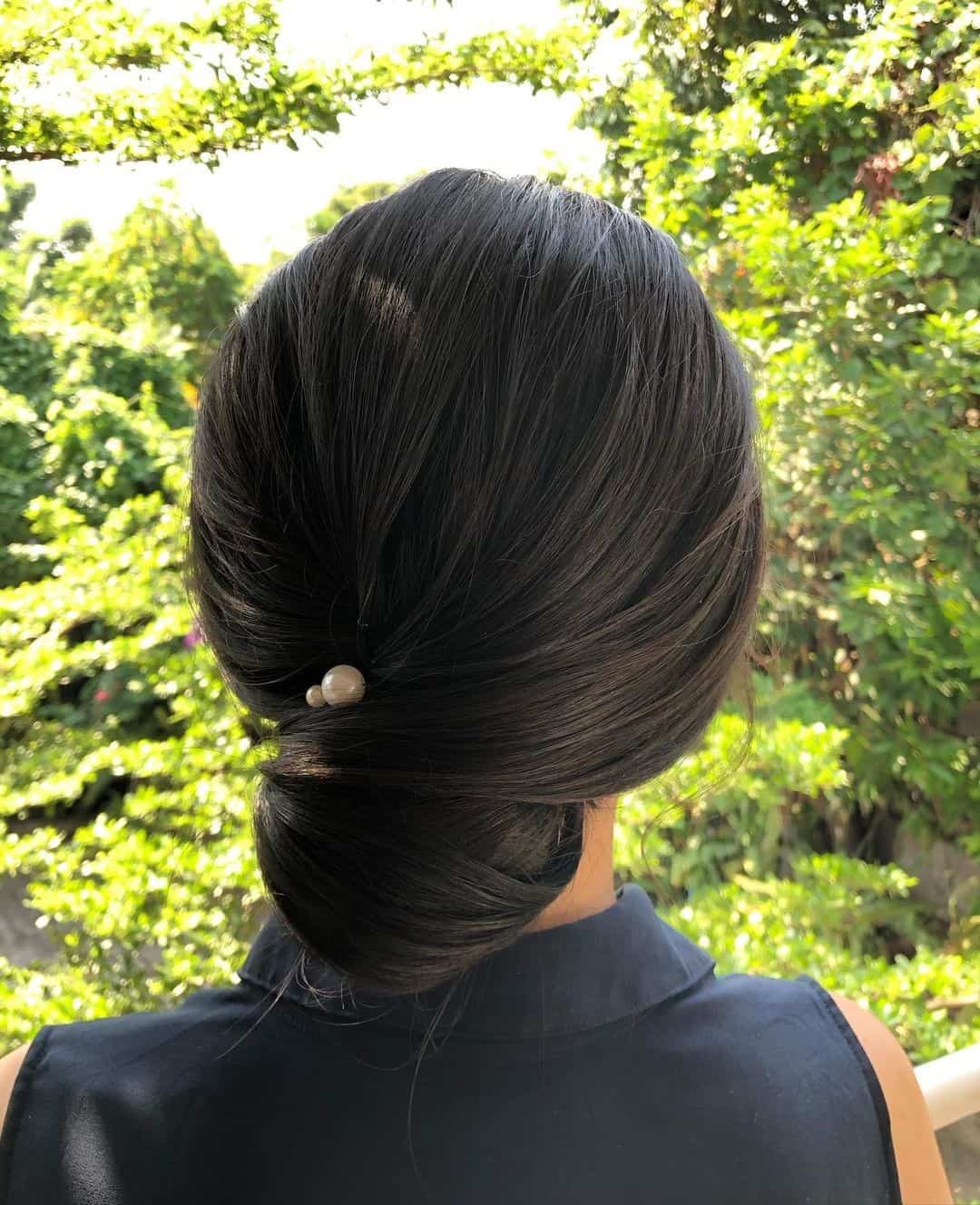Twisted Updo For Short Hair