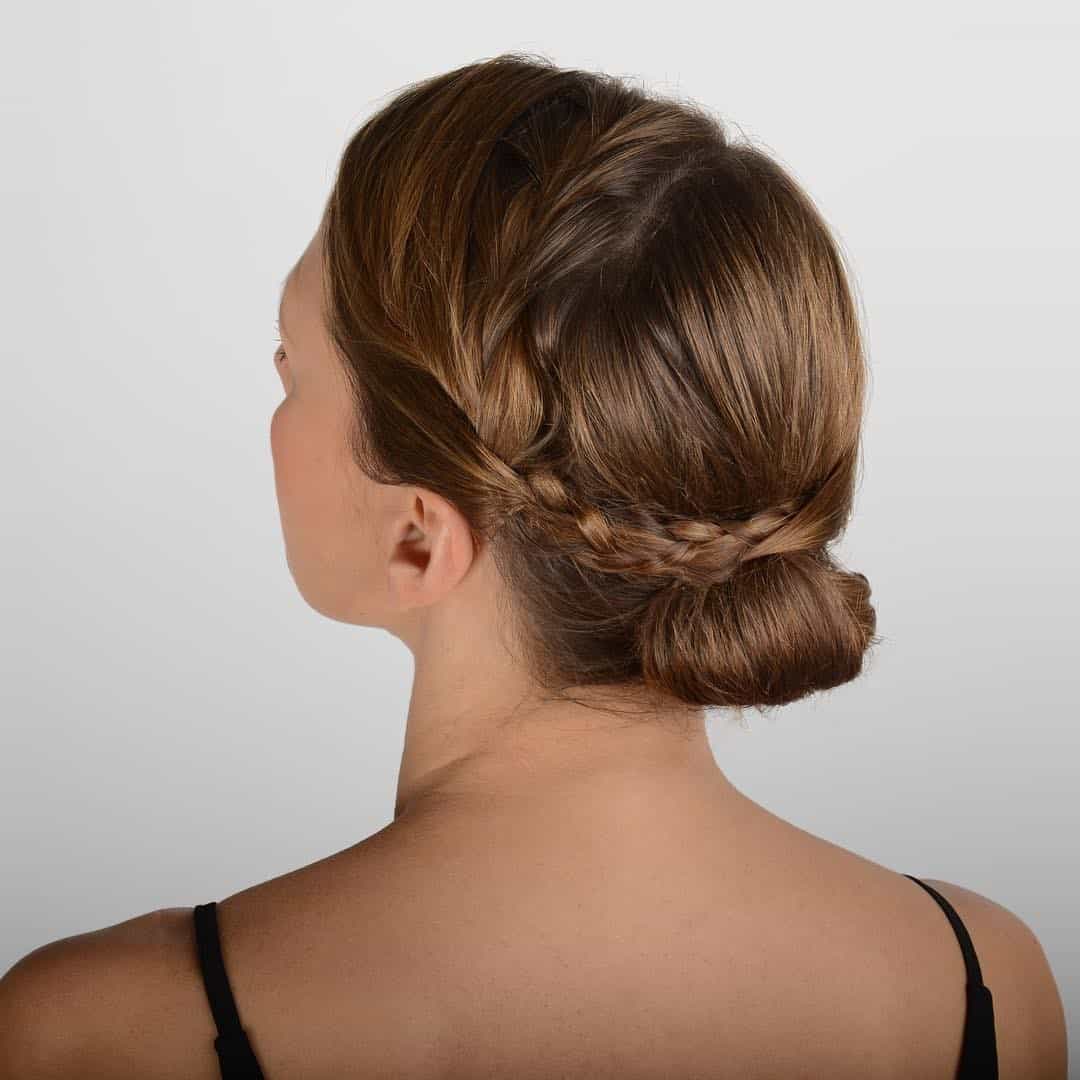 Updos For Short Hair With A Braid Detail
