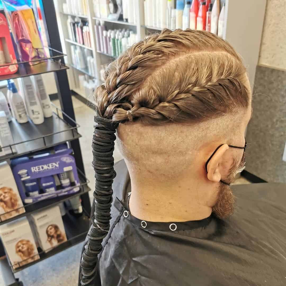 Viking Hairstyle Male Braid