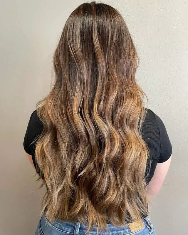 50+ Delicious Caramel Highlights on Brown Hair: Trendy Ideas For A Hair Makeover 2 Well-Blended Caramel Highlight On Brown Hair 1