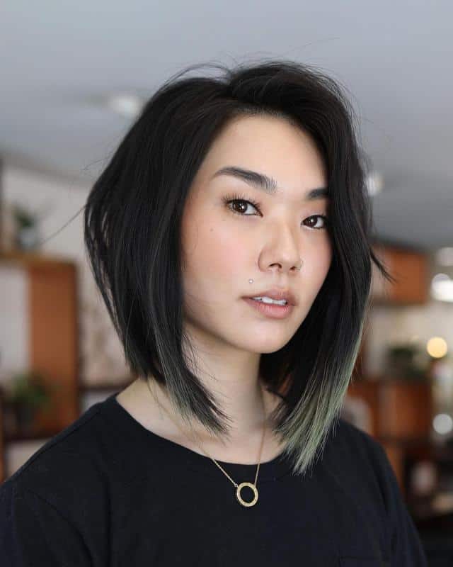 A-Line Bob for Tall Skinny Girl