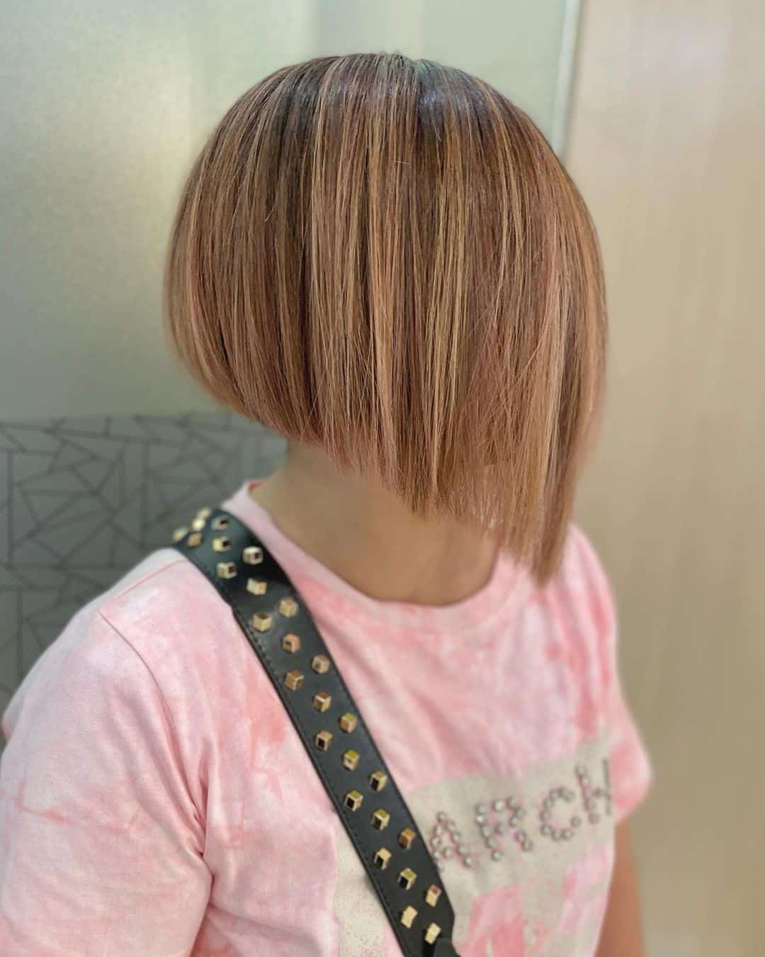 A-Line Colored Bob Hair