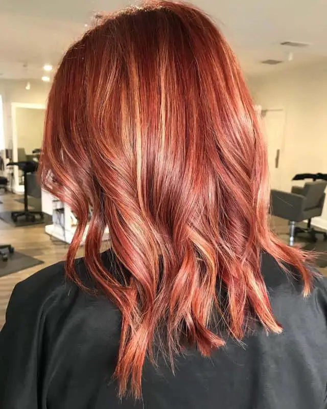 70+ Red Hairstyle With Highlights, Lowlights and Balayage (2023 Update) 5 Adding Red Highlights To Copper Hair 2