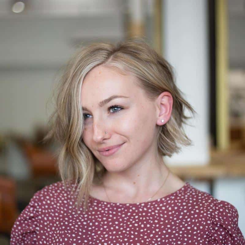 Asymmetrical Cut for Thick Hair