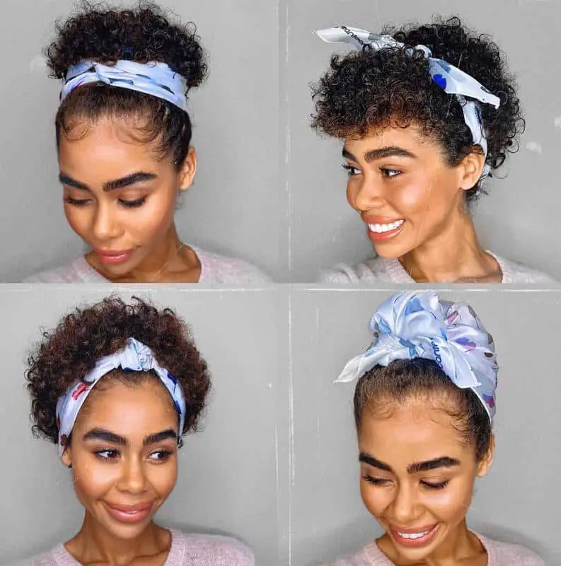21 Gorgeous Bandana Hairstyles For Short Hair That You Will Love 2 Bandana Hairstyles For Short Natural Hair