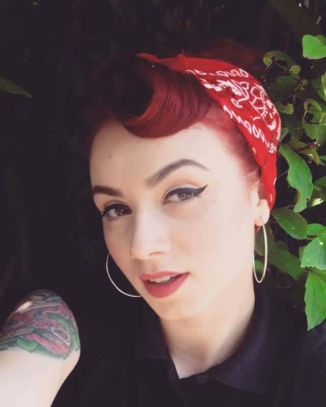 21 Gorgeous Bandana Hairstyles For Short Hair That You Will Love 15 Bandana with Voluminous Bangs