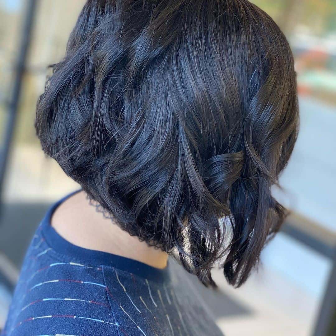 Top 40 Gorgeous Colored Bob Hairstyles (2023 Update) 24 Black Color Bob Hairstyles