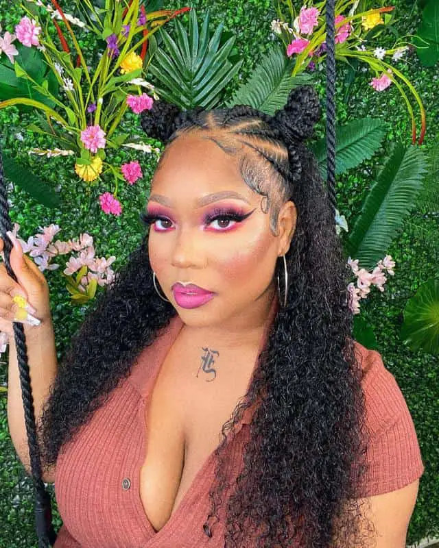 60 Half-Up Half-Down Hairstyles You’ll Fall in Love with (2023 Update) 47 Black Hair Half-Up, Half-Down 1