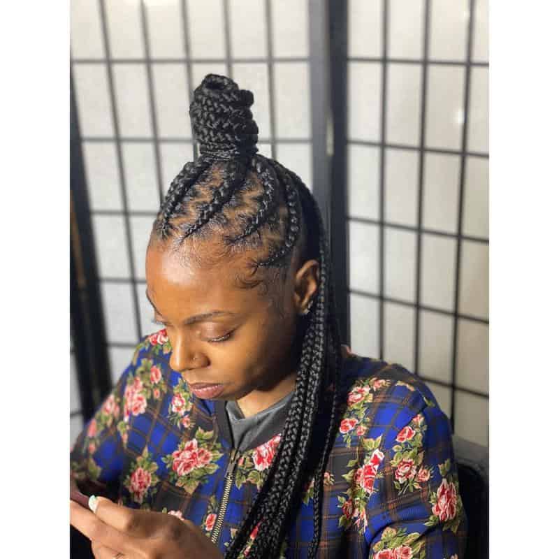 60 Half-Up Half-Down Hairstyles You’ll Fall in Love with (2023 Update) 50 Black Hair Half-Up, Half-Down 4