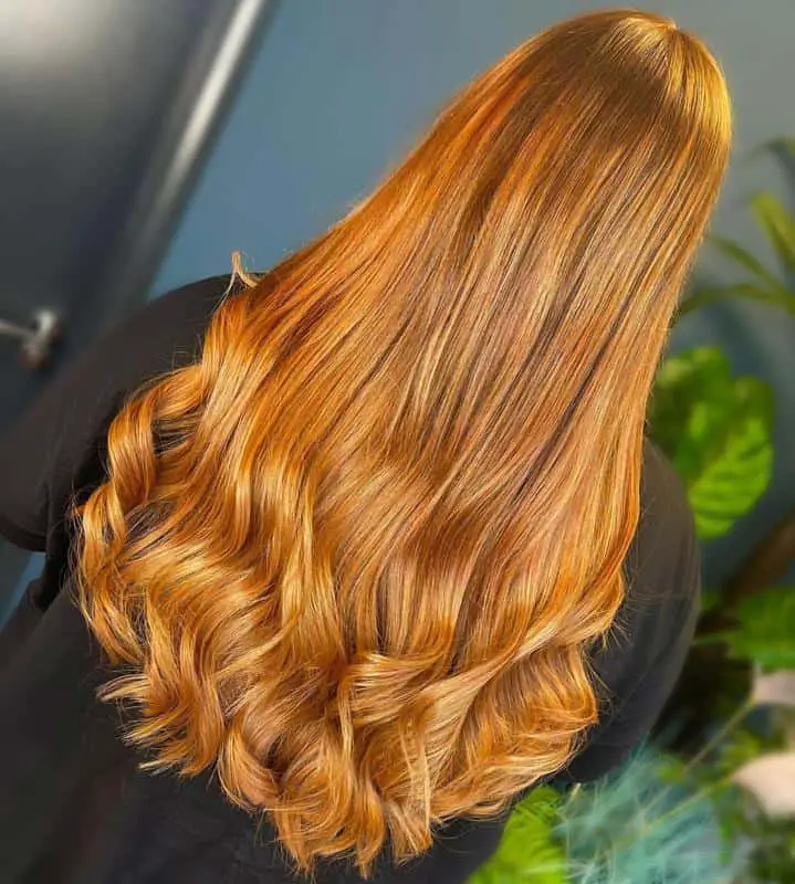 70+ Red Hairstyle With Highlights, Lowlights and Balayage (2023 Update) 71 Bright Red Hair With Golden Highlights 2