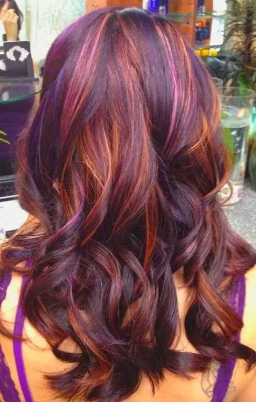70+ Red Hairstyle With Highlights, Lowlights and Balayage (2023 Update) 38 Colorful Red Highlights 1
