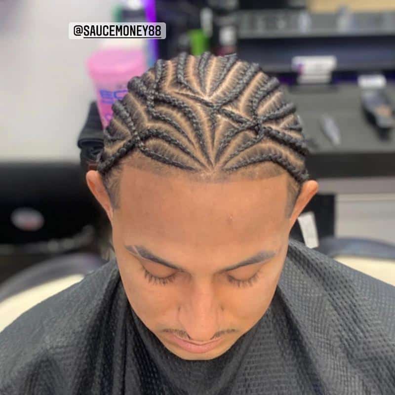 Cornrows für diejenigen mit großen Ohren 1