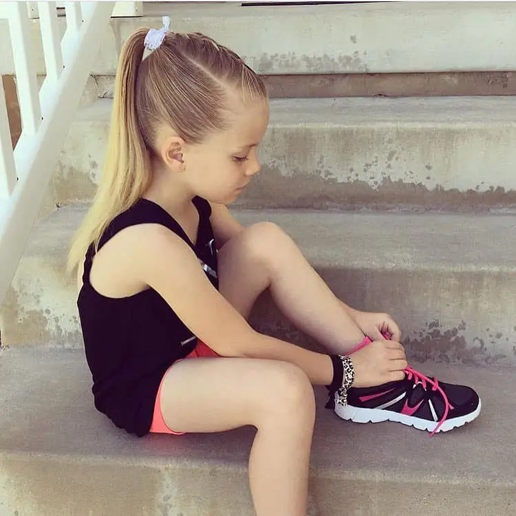 40+ Little Girl Hairstyles: A Quick And Easy Hair Styling (2023 Update) 42 Cute Ponytail Hairstyles For Little Girls 3