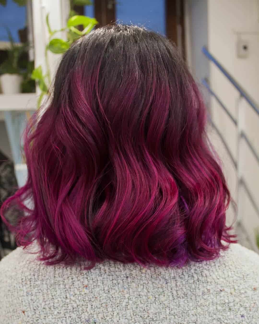 Dark Pink Ombre