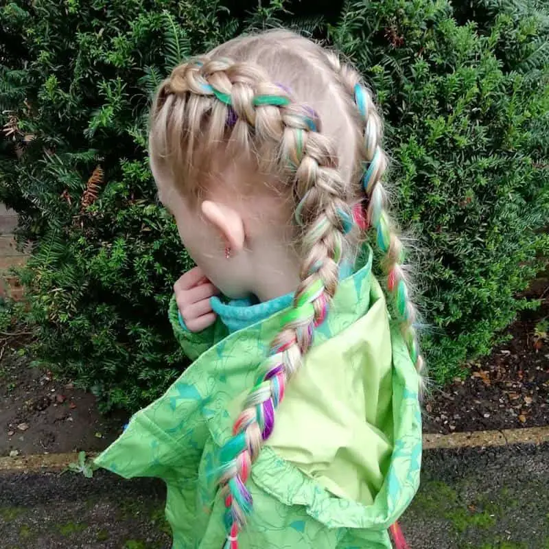 Dutch Braid Pigtail For Little Girls 1