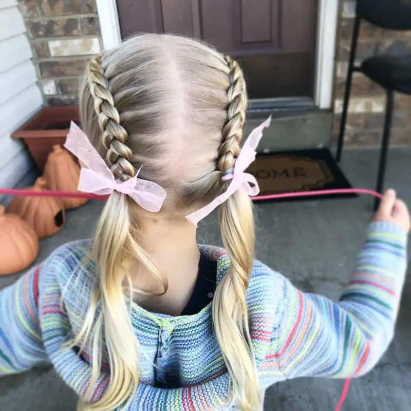 Dutch Braid Pigtail For Little Girls 2