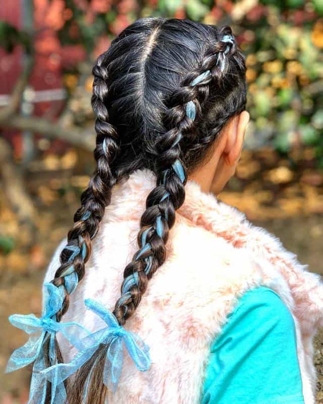 40+ Little Girl Hairstyles: A Quick And Easy Hair Styling (2023 Update) 33 Dutch Braid Pigtail For Little Girls 3