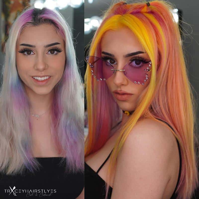 70+ Red Hairstyle With Highlights, Lowlights and Balayage (2023 Update) 28 Fiery Red Hairstyle With Highlights 2
