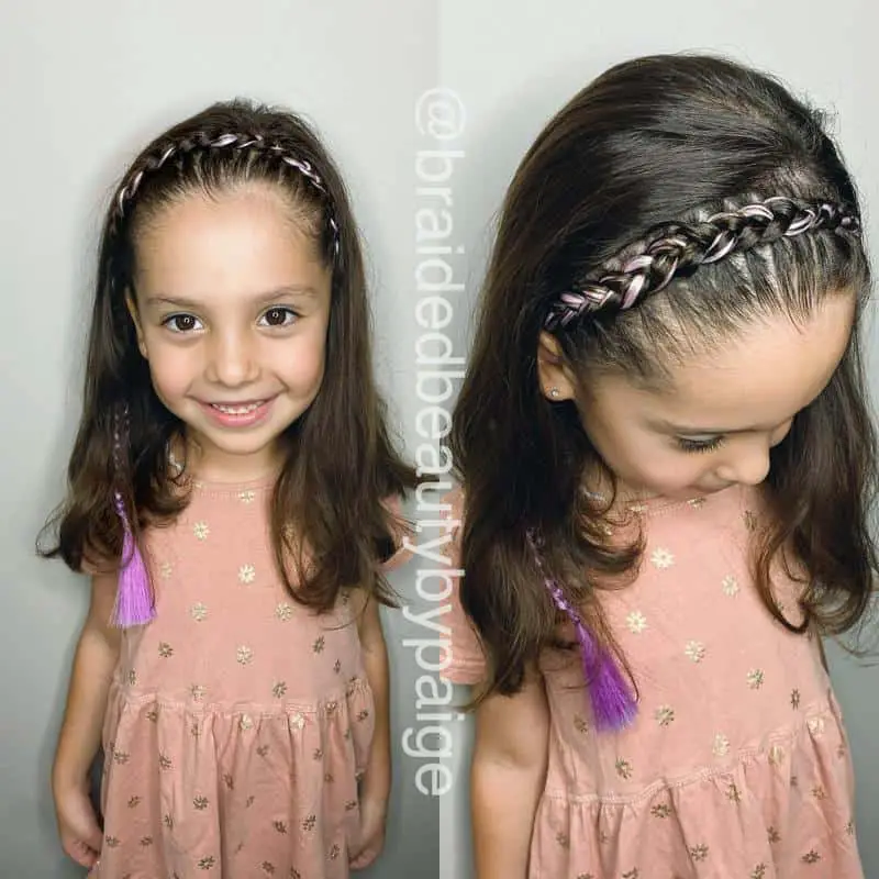 Fishtail Braids For Little Girls 1