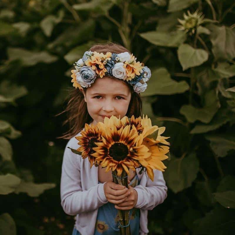 40+ Little Girl Hairstyles: A Quick And Easy Hair Styling (2023 Update) 7 Flower Crown 1