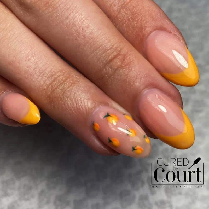 French Nail Tip Designs for the Summer 3
