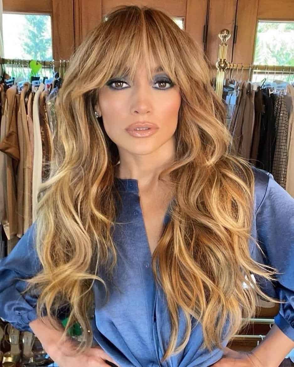 Top 32 Unique Fringe Hairdos for Women: Different Hair Length And Colors (2023 Update) 15 Fringe Long Bob Hair Blonde Look