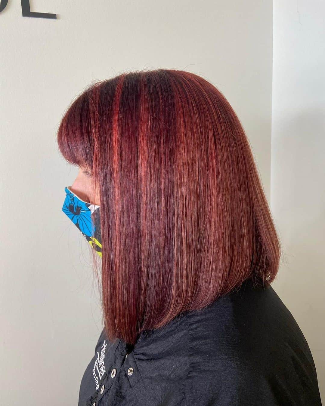 Hot Pink & Purple Color Bob 