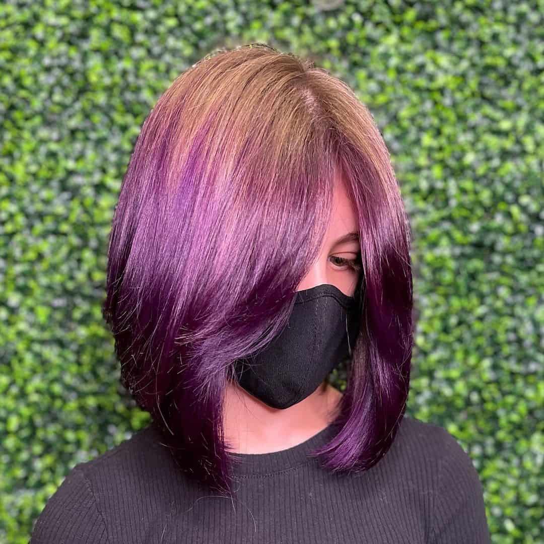 Top 40 Gorgeous Colored Bob Hairstyles (2023 Update) 40 Hot Purple Lilac Bob Hairstyle
