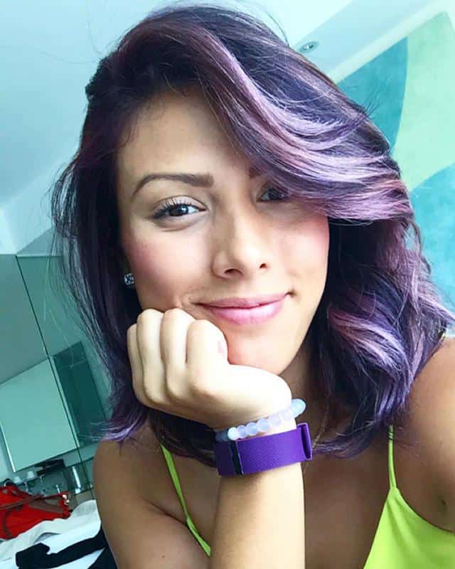 40+ Amazing Purple Highlights On Black Hair Ideas (2023 Update) 22 Lavender Highlights On Black Hair 3