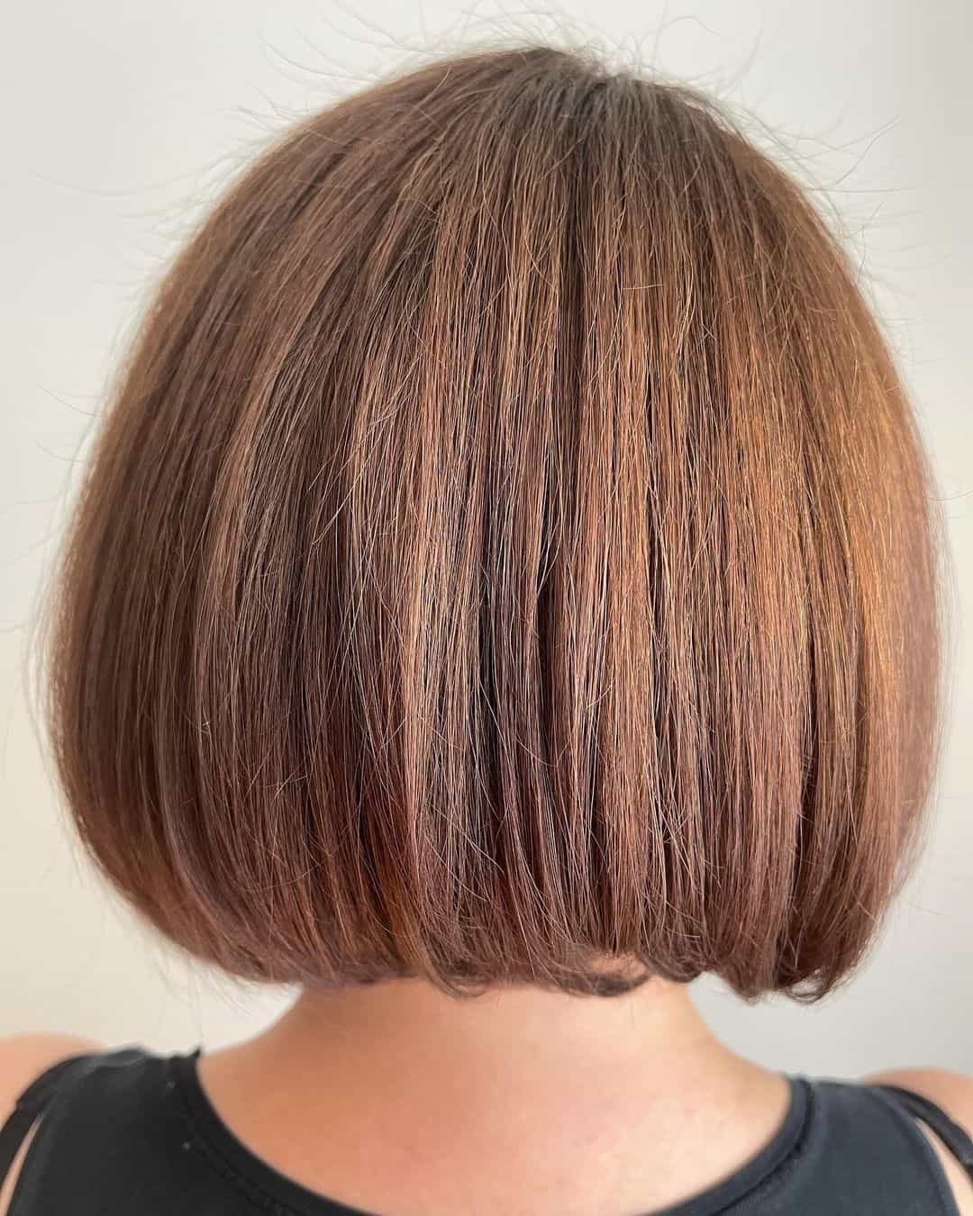 Light Brown Color Bob Hairstyle