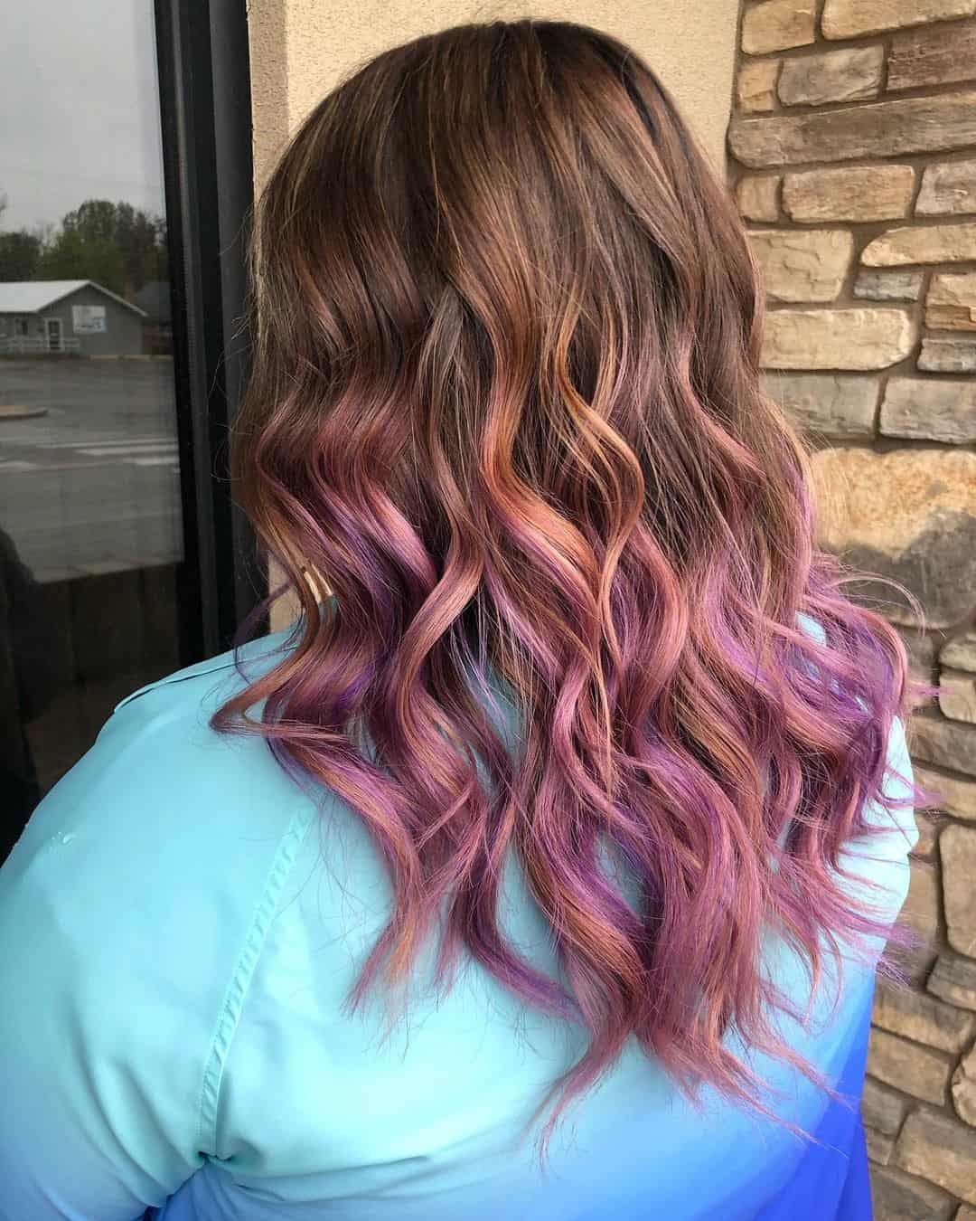 Lilac & Soft Feminine Ombre Hair 