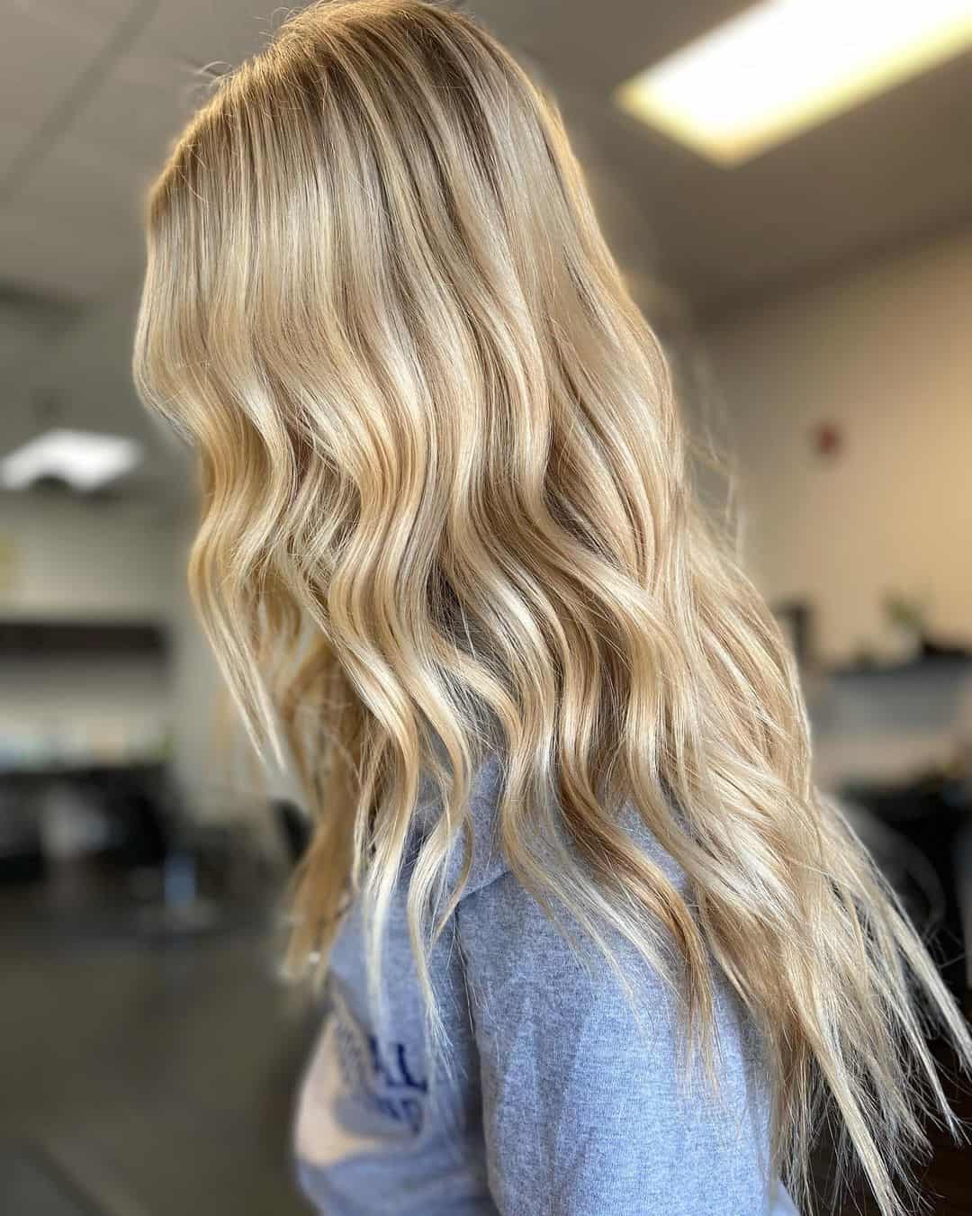 Long Beach Blonde Waves Lowlights