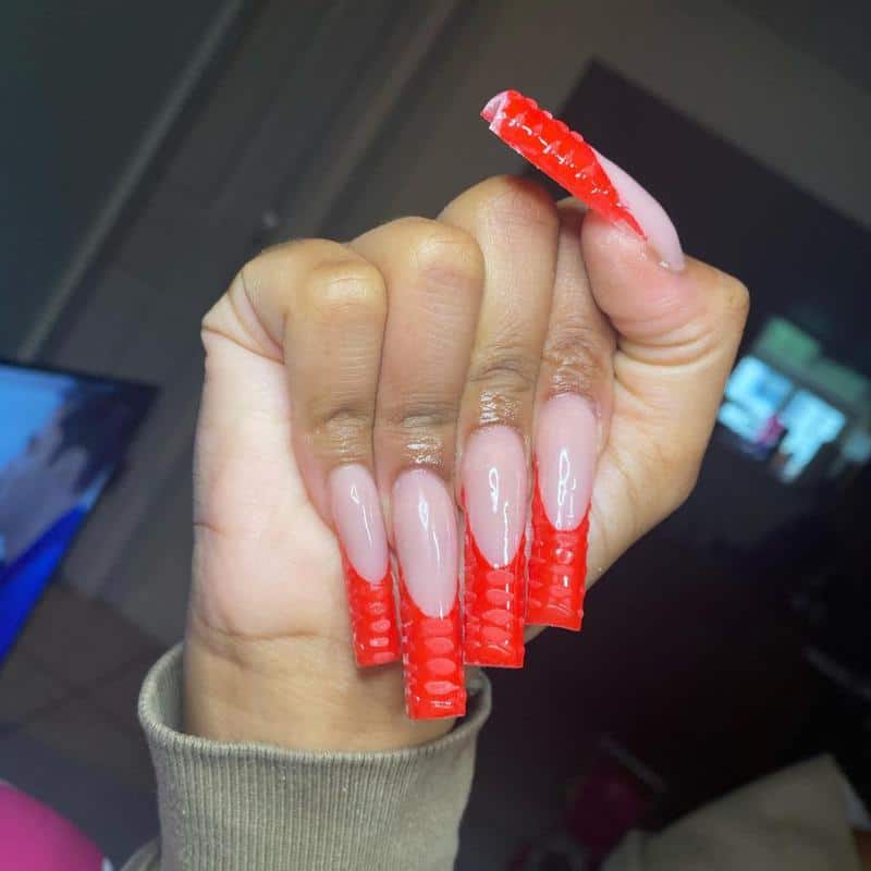 60 Elegant French Tip Nail For A Super Trendy Manicure (2023 Update) 16 Long French Nail Tip 5